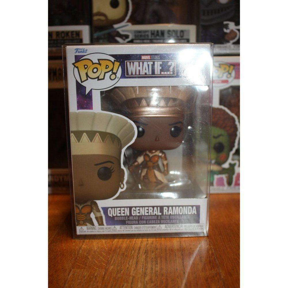 Funko POP! Marvel Studio What If...? Queen General Ramonda #971 Bobble-Head